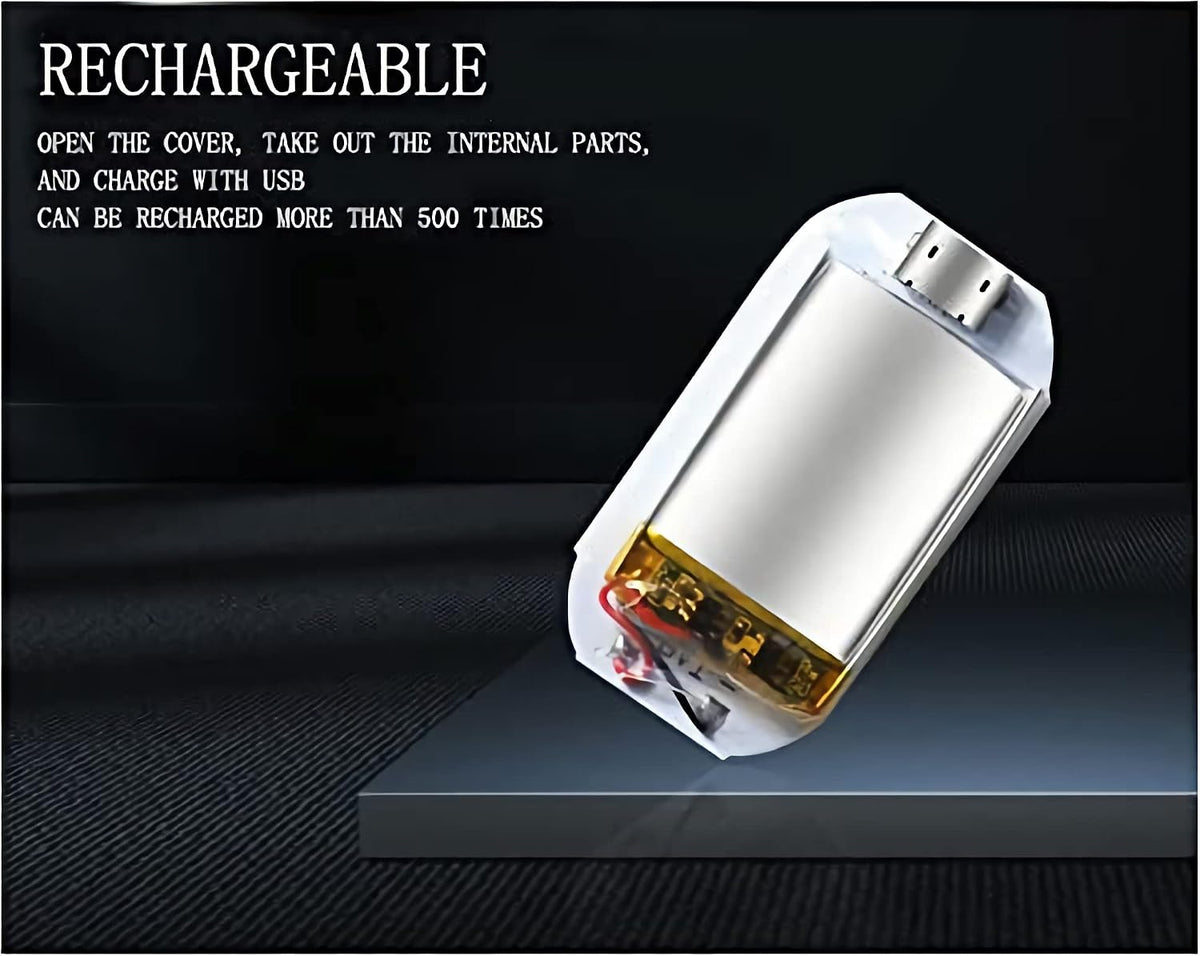 مصابيح LED داخلية للسيارة من KASTWAVE، مصابيح LED بـ7 ألوان داخلية للسيارة مع 6 لمبات LED ساطعة، مصباح ليلي محمول للديكور الداخلي للسيارة، اضاءة قابلة لإعادة الشحن بمنفذ USB، 2 قطعة