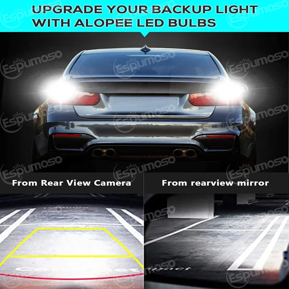 2x For Toyota Land Cruiser 200 2007-2015 For Toyota FJ Cruiser 2005-2018 LED Reverse Light Blub Lamp W16W T15 921 Canbus White