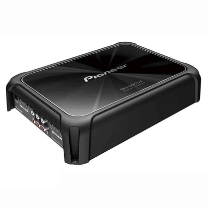مضخم صوت للسيارة موديل GM-D9704 من بايونير بقدرة 1600 وات كلاس دي، 4 قنوات مع جهاز تحكم عن بعد باس