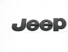ستيكر لاصق ثلاثي الابعاد من المعدن والالومنيوم بتصميم شعار "JEEP" لتزيين السيارات والشاحنات والدراجات بلون اسود
