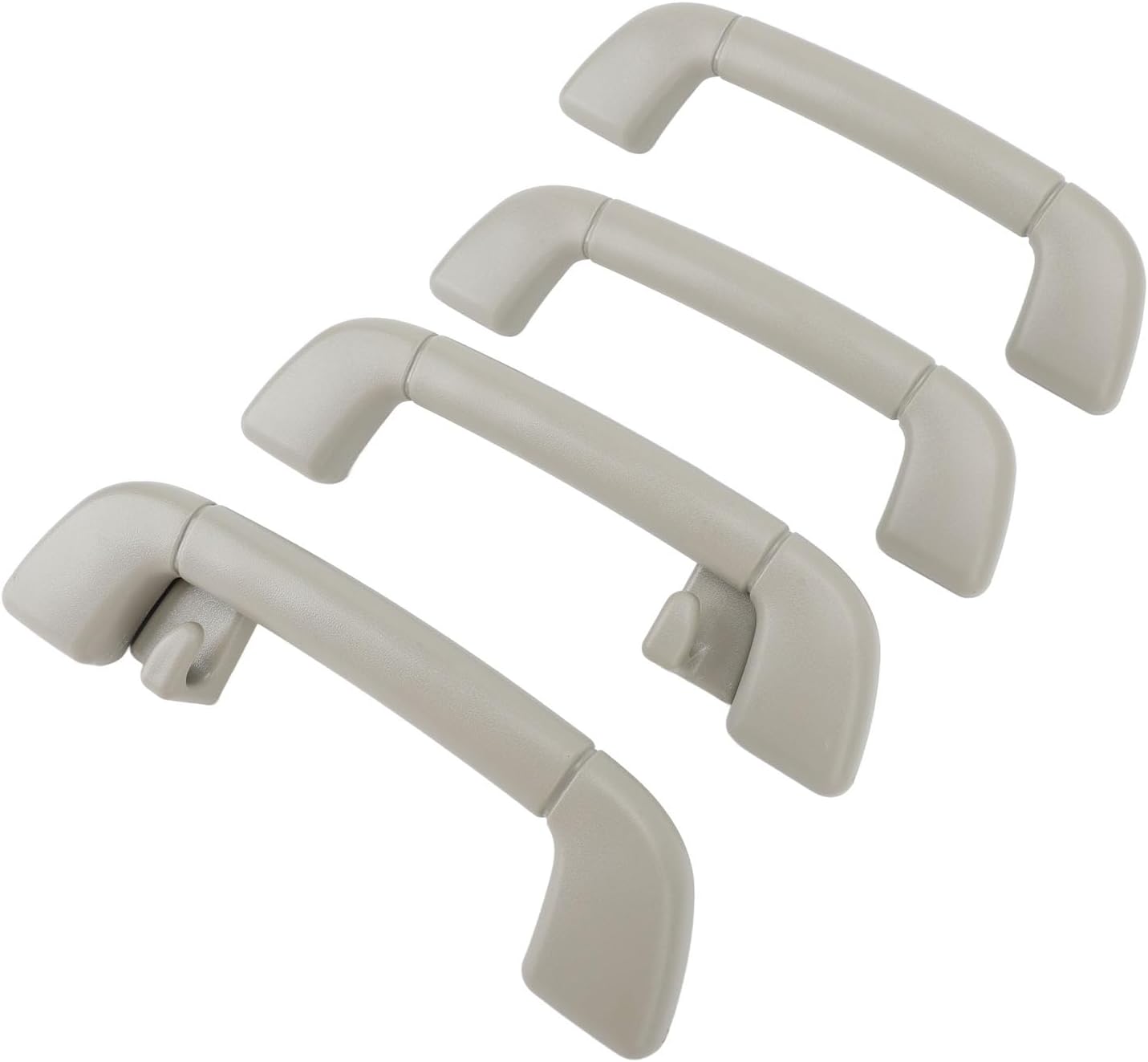BROLEO 4pcs Front Roof Handle Pull Grab Handle, Interior Grab Handle Compatible with Camry XV40 2006-2013, 2008-2019, Prado 2014-2019, Comfortable Grip Assist Handle
