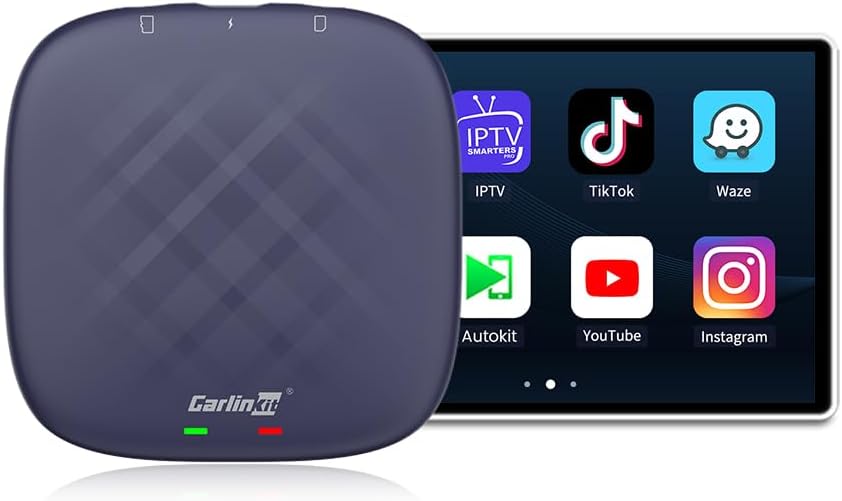 كارلينكيت اندرويد 13.0 كاربلاي ايه اي بوكس الترا، 8GB+128GB، سناب دراغون QCM 6125، زيادة الاداء 33%، يدعم كاربلاي اللاسلكي/اندرويد اوتو وجوجل بلاي ستور ونتفليكس ويوتيوب