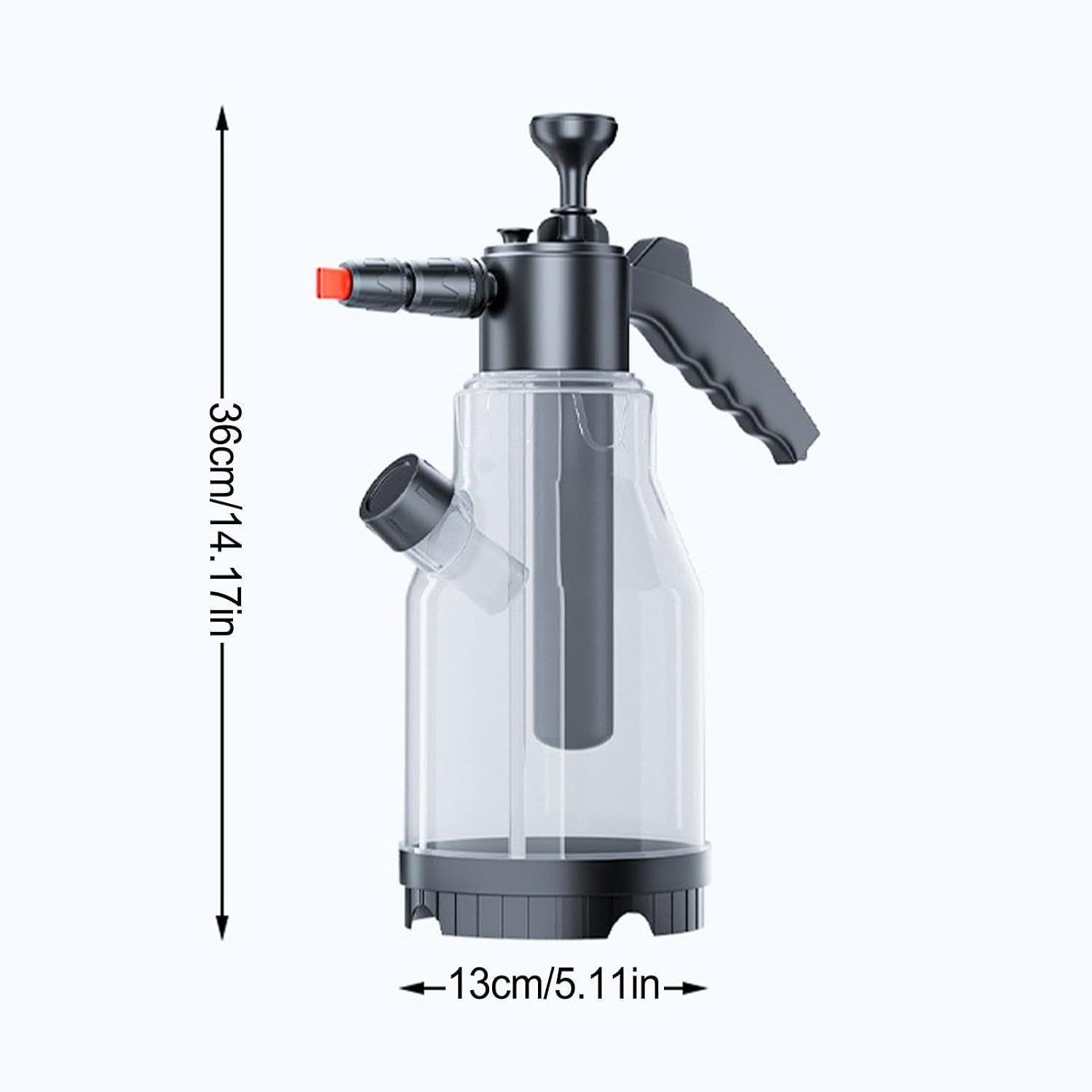 Car Wash Foam Sprayer, Hand Pressure Anti-Slip Foam Sprayer | Liquid Foam Pump Sprayer | Sprayer Full Function Pressure Atomizer and Pump Sprayer for Home, Garden and Car Detailing and Washing (2L)