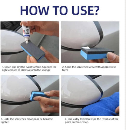 Professional Car Scratch Repair Agent, Body Compound Remover, Paint & Swirl Polish For Surface Scuffs (2Pcs)