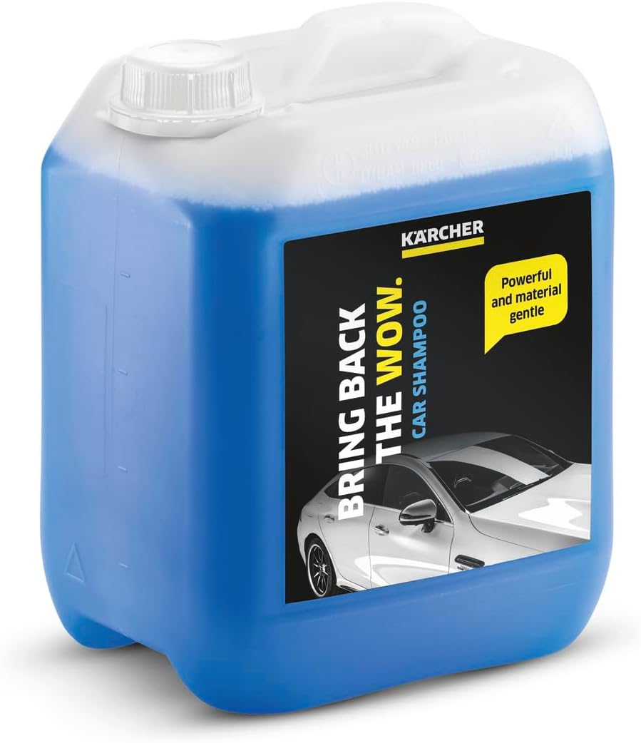 Karcher RM 619 Car Shampoo (5L) - Foaming Vehicle Cleaner for Pressure Washers, Gentle on Paint & Plastic, Ph-Neutral & Biodegradable, Made in Germany, Ideal for Cars & Motorbikes