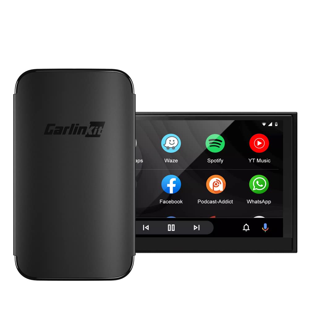 Carlinkit Upgraded 2-in-1 Wireless Stick, MINI SE PRO, Wireless CarPlay Adapter & Android Auto, Built-in Bluetooth 5.4, WiFi 6, Arm A7 Processor, Low Power Consumption (Dark Blue)