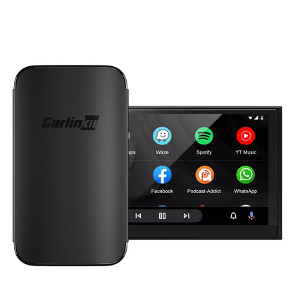 Carlinkit Upgraded 2-in-1 Wireless Stick, MINI SE PRO, Wireless CarPlay Adapter & Android Auto, Built-in Bluetooth 5.4, WiFi 6, Arm A7 Processor, Low Power Consumption (Dark Blue)