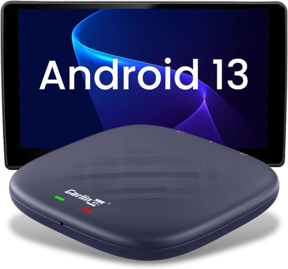 Carlinkit Android 13 Ai Box Pro Series: Transform Your Car into a Multimedia Adapter with Qualcomm Octa-core 6125, 4+64GB Memory, and Built-in Google Play Store and Bluetooth Gaming Controller