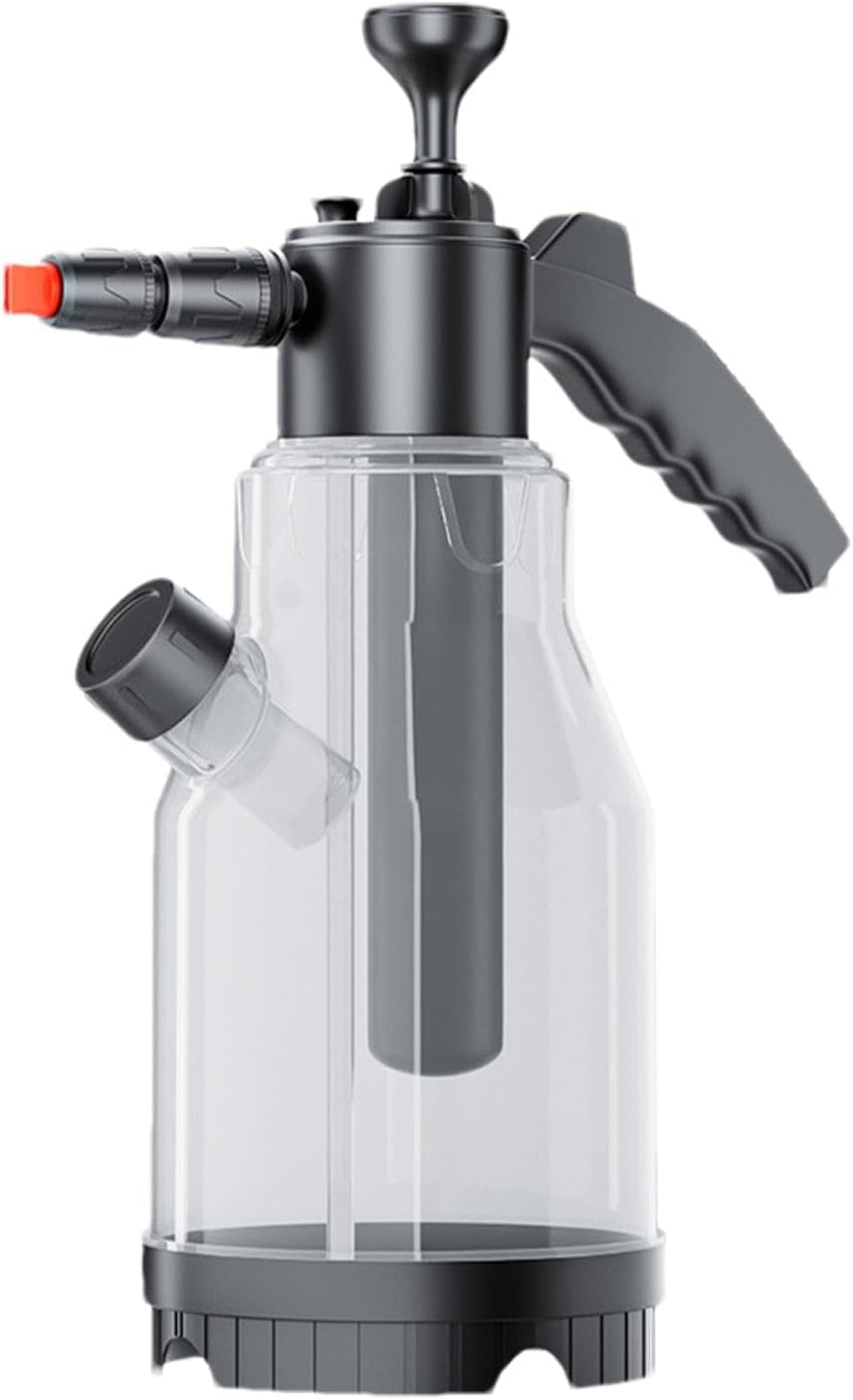 Car Wash Foam Sprayer, Hand Pressure Anti-Slip Foam Sprayer | Liquid Foam Pump Sprayer | Sprayer Full Function Pressure Atomizer and Pump Sprayer for Home, Garden and Car Detailing and Washing (2L)