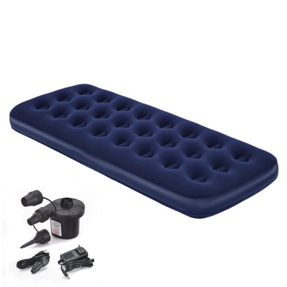 SKY-TOUCH Lightweight Inflatable Air Mattress, Portable Camping Air Bed Comfort Dual-Surface Airbed, Portable Air Bed for Camping, Home & Travel, Flocked Airbed