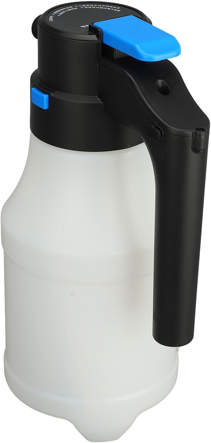 gernie Foam Watering Can, Cordless Pump Foam Sprayer, Automatic Spray Handheld High Pressure Pump Sprayer for Car Washing Gardening Watering Sprinkling, Garden Sprayer