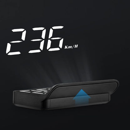 Car Speedometer, OBD2 HUD Windscreen Projector Multifunctional Display Alarm Fatigue Driving Reminder