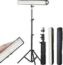 BOYKIM Camping Light, Portable Rechargeable Work Light with Detachable Tripod Stand,8000 Lumen Cordless Light Bar Flashlight for Outdoor Fishing Hiking Adventure Emergency