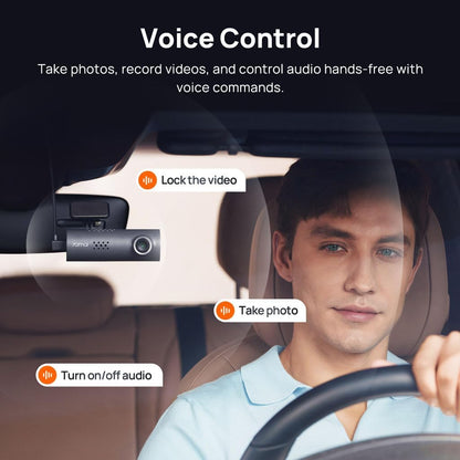 70Mai Dash Camera For Cars, 1080P, 130° Wide Angle, Built-In Wifi Dash Cam, Emergency Recording, App Control Dashboard, Car Camera Recorder With Night Vision, G-Sensor, Car Dvr, Hbv00000He474