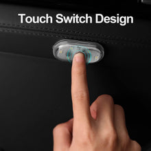 مصابيح LED للسيارة، مصابيح LED داخلية صغيرة محمولة تعمل باللمس مع 6 خرزات مصباح LED ساطعة، اضاءة قابلة لاعادة الشحن بمنفذ USB، مصباح طوارئ للسيارة (ضوء ابيض دافئ)