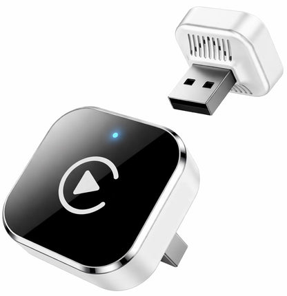 محول لاسلكي ومحول اندرويد اوتو من كاربلاي، ترقية 2026 2 في 1 للتوصيل والتشغيل، دونجل USB/USB-C، يحول سلكي الى لاسلكي للسيارات، اتصال سريع ومستقر، يناسب ايفون واندرويد، ازرق كحلي