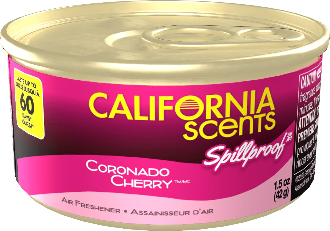 California Car Scents California Scents Ccs-007 Air Freshener Cherry Scent, Coronado Cherry, 12 Units