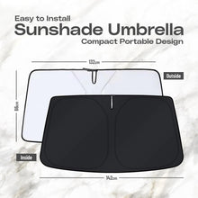 VOXI Car Sun shade 2 Set – Instant Umbrella-Style Windshield Sunshade, UV & Heat Protection, Compact Portable Design, Universal Fit, Easy to Install & Store, Lightweight Car Interior Protection