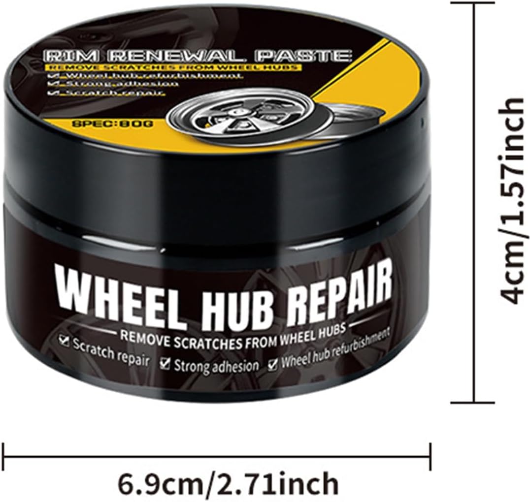 Tire Cleaner & High Gloss Shine with Scratch Remover Coating – 80g Durable, Scratch-Resistant Tire Protectant and Wheel Polish for Car, Truck, Motorcycle, RV, Marine, & ATV Detailing