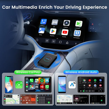 Carlinkit Tbox LITE S (ترقية)، صندوق Android Ai فائق 4 في 1 مع مخرج HDMI 4 + 32 جيجابايت، يأتي مع متجر Google Play / Netflix / نظام ترفيهي داخل السيارة، معتمد من Google GMS