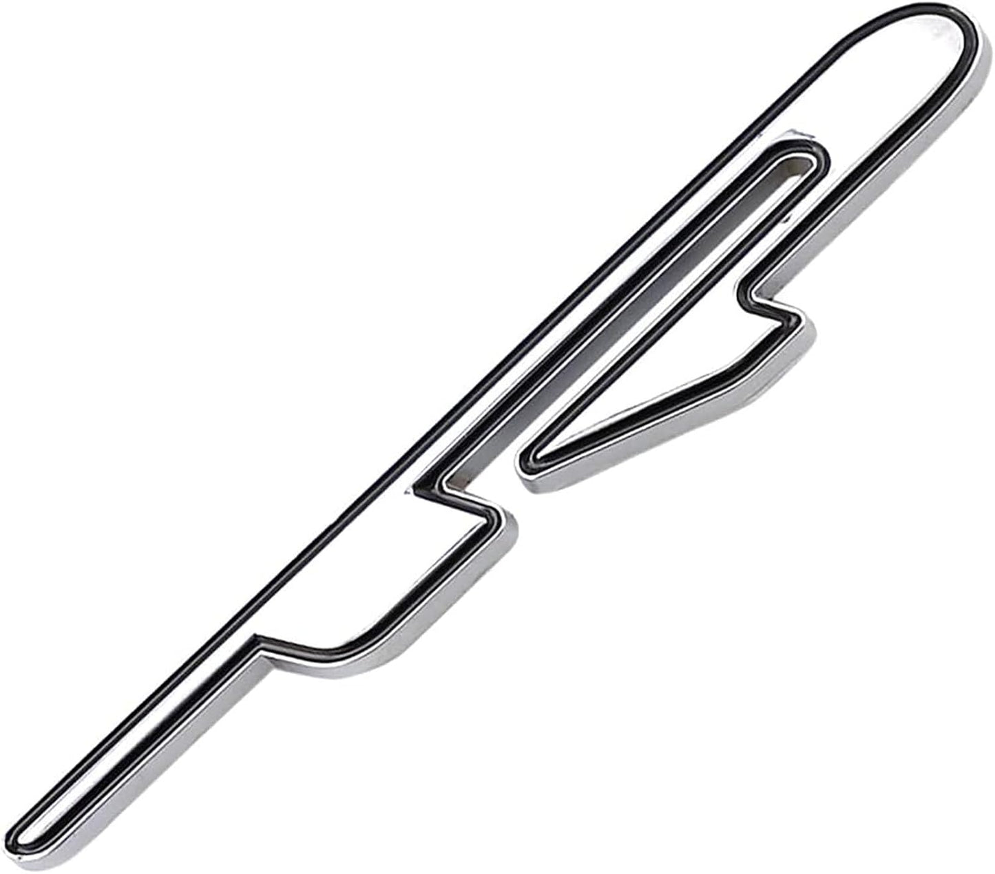 GT Emblem Metal Chrome Badge Car Fen der Trunk Lid Short Logo SUV Coupe 3D Sticker Decal (Silver+Red)