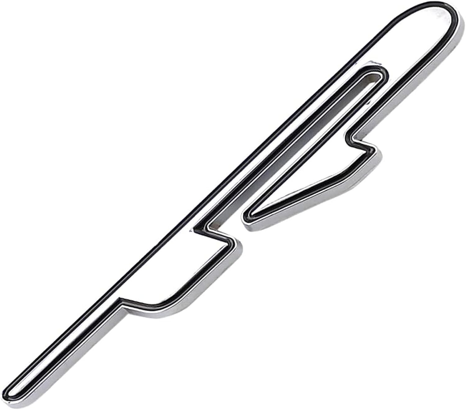 GT Emblem Metal Chrome Badge Car Fen der Trunk Lid Short Logo SUV Coupe 3D Sticker Decal (Silver+Red)