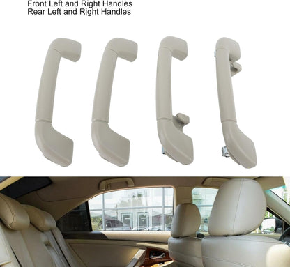 BROLEO 4pcs Front Roof Handle Pull Grab Handle, Interior Grab Handle Compatible with Camry XV40 2006-2013, 2008-2019, Prado 2014-2019, Comfortable Grip Assist Handle
