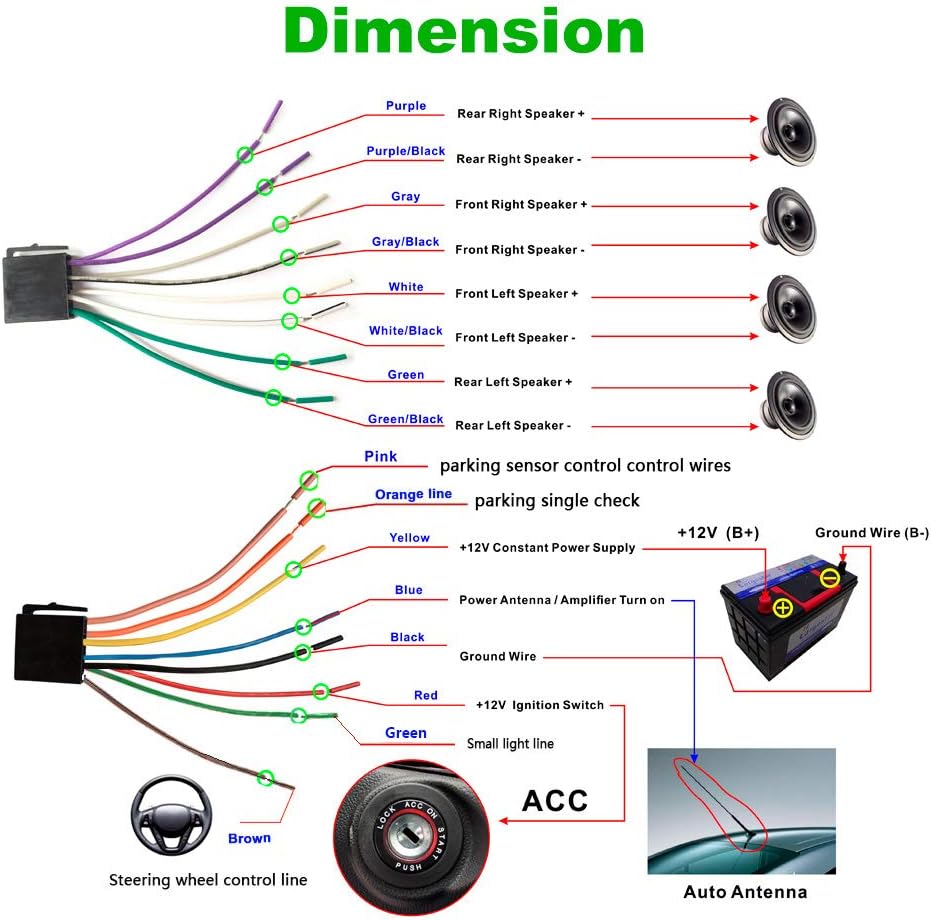 طقم ستيريو للسيارة دين 2 مزدوج مقاس 7 انش مع شاشة تعمل باللمس بتقنية بلوتوث 7018B، مشغل دي في دي مزود بخاصية التحكم بالهاتف من خلال الشاشة، ام بي 5/ تي اف/ اس دي/ يو اس بي/ مشغل وسائط متعددة، ايه يو