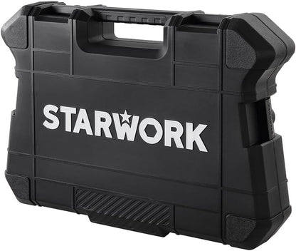 STARWORK True Mechanic™ 314-Piece Mechanics Tool Set and Socket Set, Professional Metric Set