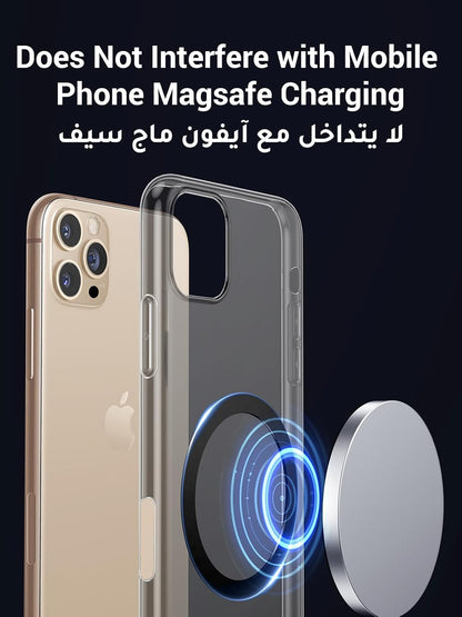 UGREEN MagSafe Car Phone Holder Car Mount, [360° Rotation Super Stable], Magnetic One-hand Operation, No Blocking Air Vent Silicone Clip Accessories, Fit for iPhone 17/16/15/14, Samsung S25/24/23