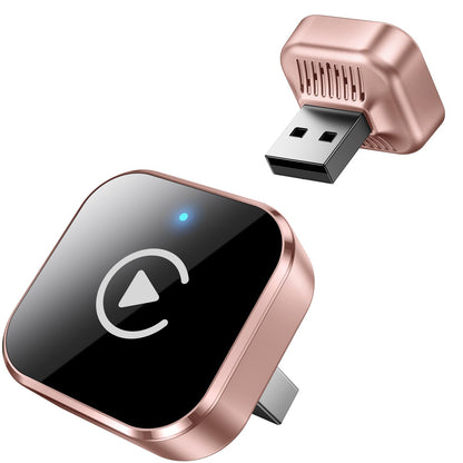 محول لاسلكي ومحول اندرويد اوتو من كاربلاي، ترقية 2026 2 في 1 للتوصيل والتشغيل، دونجل USB/USB-C، يحول سلكي الى لاسلكي للسيارات، اتصال سريع ومستقر، يناسب ايفون واندرويد، ازرق كحلي