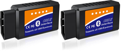 قارئ رموز ماسح ضوئي بلوتوث OBD2 من ايداسيون لنظام تشغيل اندرويد ويندوز، محول OBDII لفحص ضوء المحرك لعزم الدوران، او بي دي فيوجن، تطبيق الماسح الضوئي للسيارة
