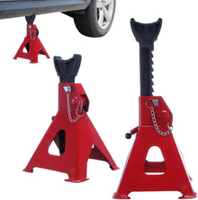 Car Jack Stands 3 Ton with Double Safety Lockings 9 Levels Adjustable Height 28-42cm, Heavy Duty Steel Jack Stands 6600LBS Automotive Vehicles Stand for Lifting SUV, Pickup Truck, Car UTV/ATV, 1 Pair