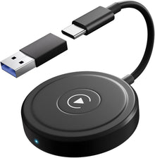 Carplay Wireless Adapter For Iphone, Dongle, Bluetooth Convert Wired To Compatible With 2016+ Cars (Supports Ios 10-17)