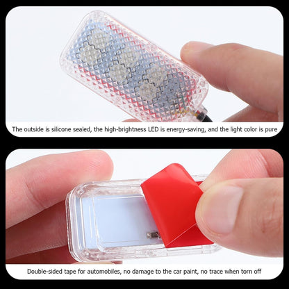 شريط LED داخلي للسيارة من Azonee، شريط LED مقاوم للماء لداخل السيارة، مصابيح قدم محيطة تعمل بمنفذ USB، قابلة للتخصيص بألوان الأزرق الثلجي والأزرق والوردي، سهل التركيب، عالمي للسيارات وسيارات الدفع