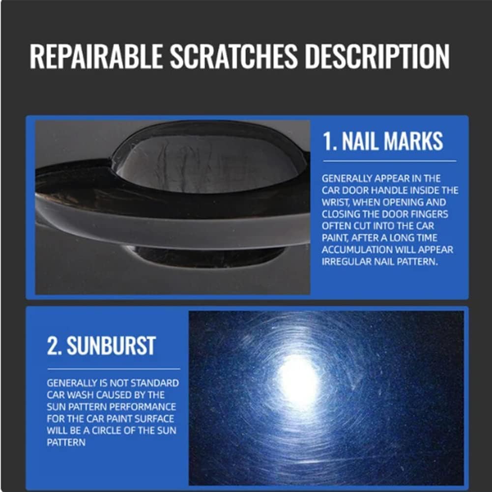 Professional Car Scratch Repair Agent, Body Compound Remover, Paint & Swirl Polish For Surface Scuffs (2Pcs)
