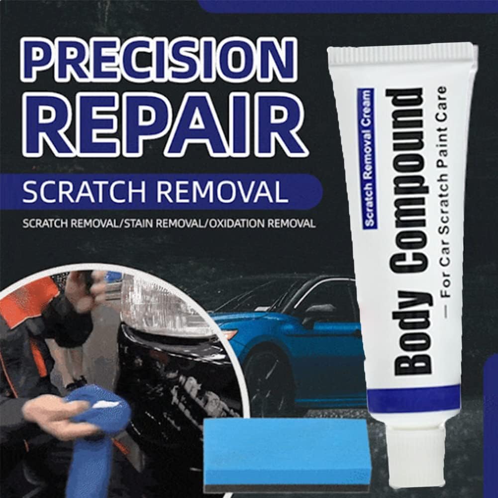 Professional Car Scratch Repair Agent, Body Compound Remover, Paint & Swirl Polish For Surface Scuffs (2Pcs)