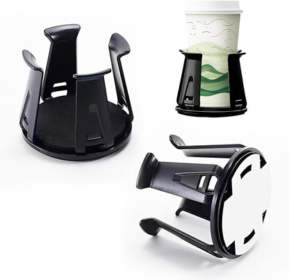 2 PCS Car Drink Holder, Air Vent Cup Holder for Cars Universal Adjustable Car Vehicle Cup Holder for Bottle, Thermos Cups, Beverage Cans,BLACK