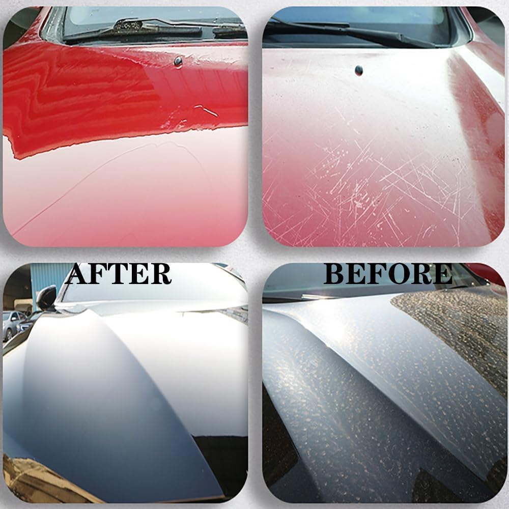 Car Coating Spray, Polish and Wax - 250ml Nano Ceramic Fast Repairing Scratch Spray for All Car Bodies - Towel Included