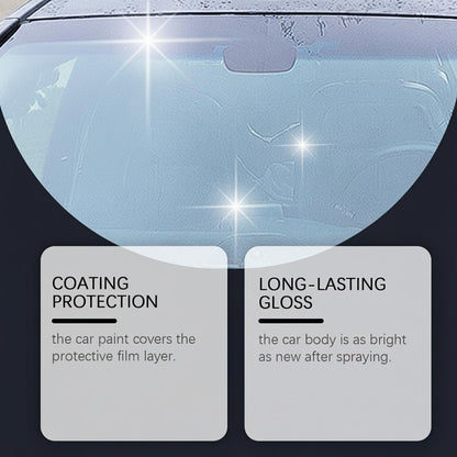 YelaJoy Ceramic Top Coat Spray for Cars, Waterless Wash & Hydrophobic Protection, High-Gloss Finish, Instant Shine, Includes Towel & Sponge, Car Detailing Solution（100ml）