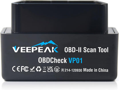 فيبيك ميني واي فاي OBD2 ماسح ضوئي متوافق مع iOS وأندرويد، ماسح ضوئي OBD II للسيارة
