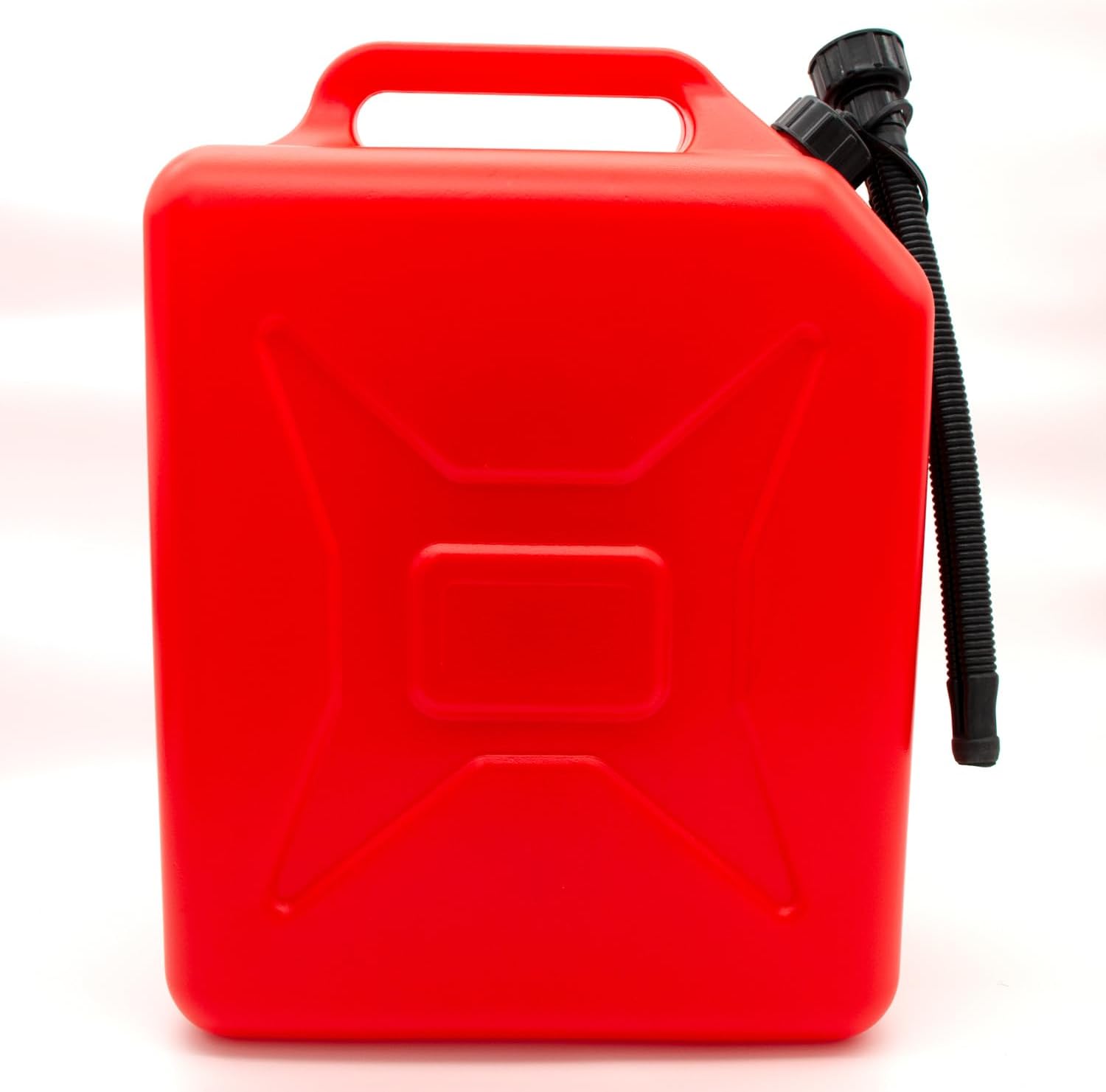 Duravel Jerry Can - 20 Litre- Fuel Can Container for Oil Petrol Diesel Storage Moving Red Cans, UN Regulations Approved Heavy Duty Backup Petrol Tanks Mount for Motorcycle SUV ATV Most Cars