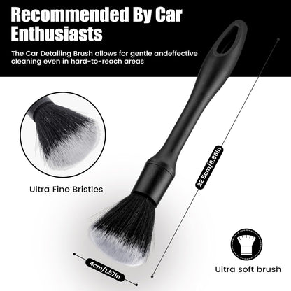4in1 Car towel set, 2 x 1300 GSM Microfiber Drying Towel, 1x Car Wash Mitt, 1x Car Detailing Brush