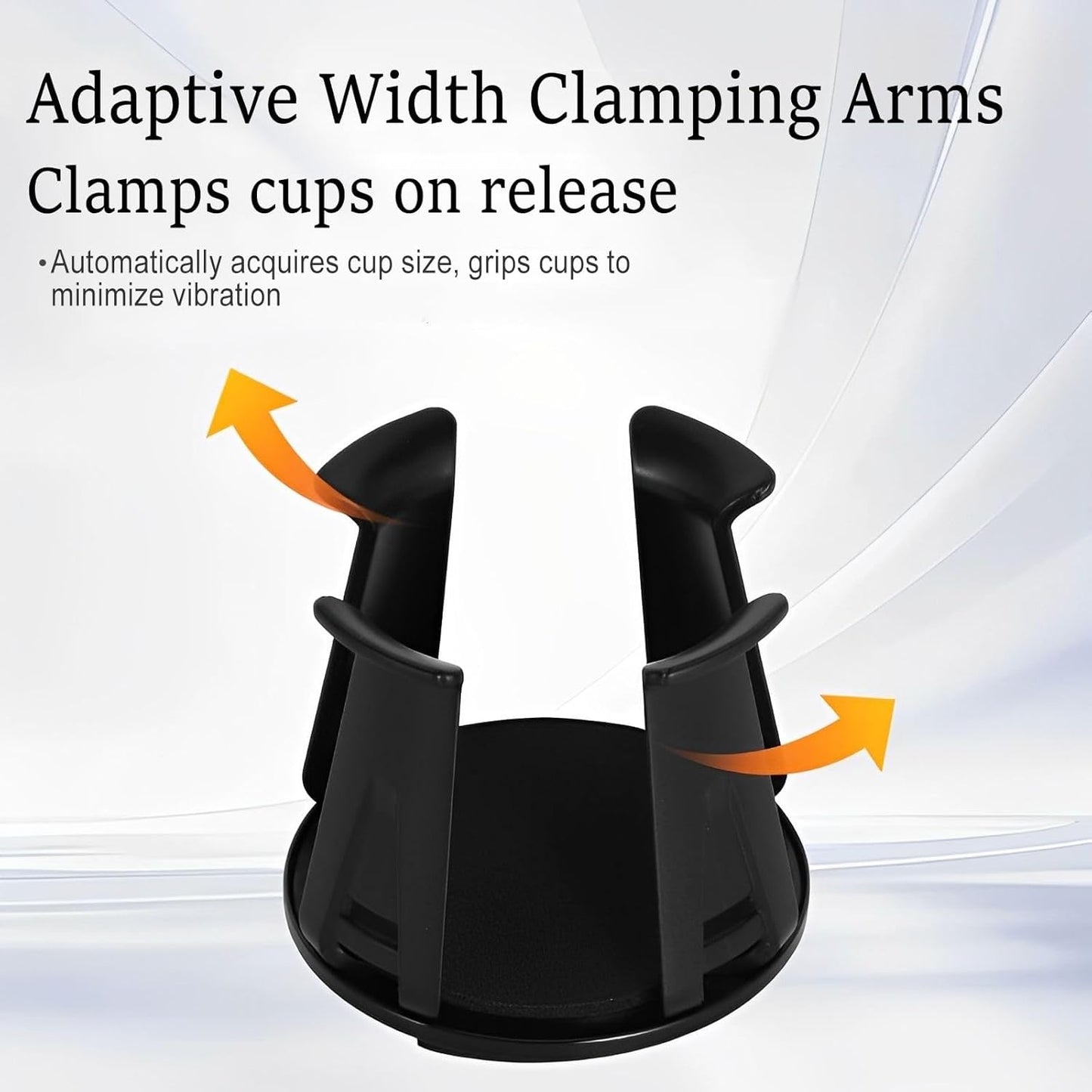 2 PCS Car Drink Holder, Air Vent Cup Holder for Cars Universal Adjustable Car Vehicle Cup Holder for Bottle, Thermos Cups, Beverage Cans,BLACK