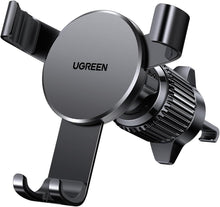 UGREEN Car Phone Holder Car Mount, [360° Rotation for Air Vent], One-hand Auto Lock, Metal Hook Black Mobile Holder, Fit for iPhone Air/17/16/15/14, Samsung S25/24/23, 5.8-7.2" Smartphone Accessories