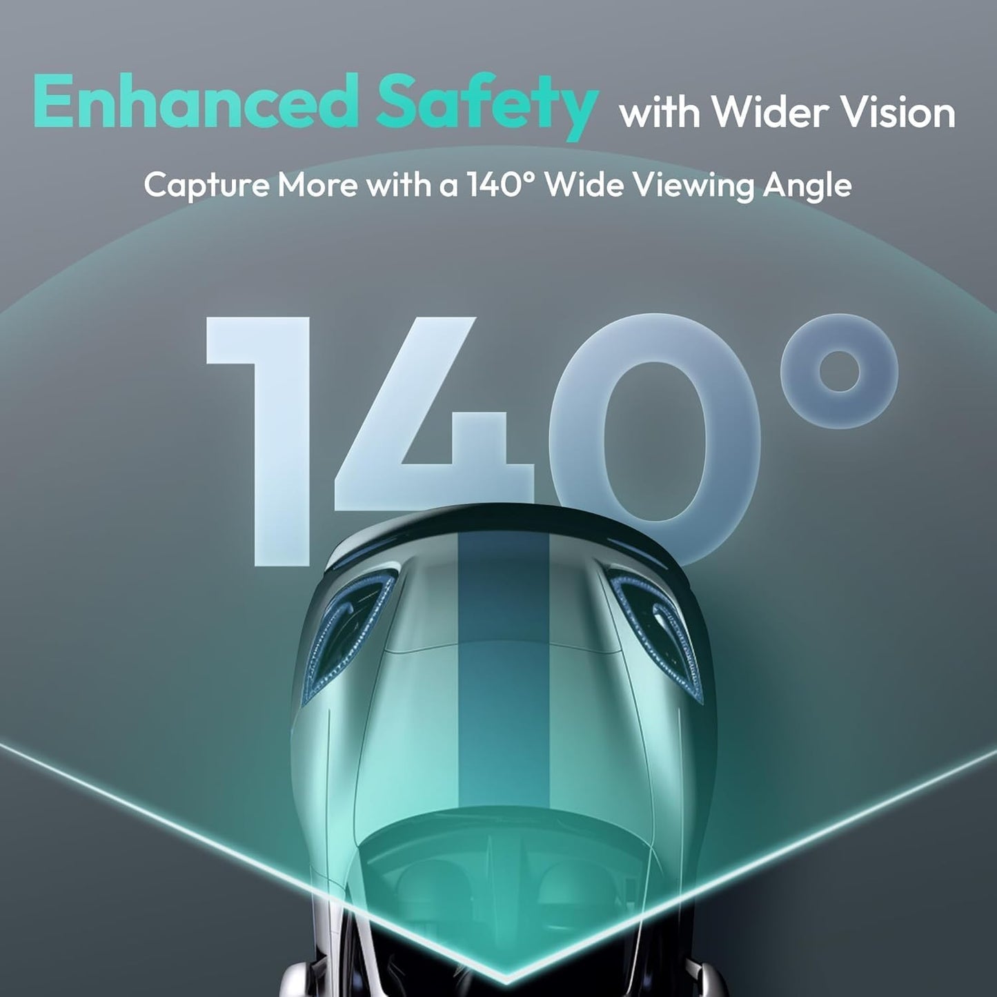 Botslab Dash Cam HK30 Pro, Sleek and Mini Design Dash Cam for Cars 3MP 1296p 2K Resolution, 140° Wide Viewing Angle, Emergency Recording Locked, WiFi, App Support, Parking monitoring, Easy DIY Setup