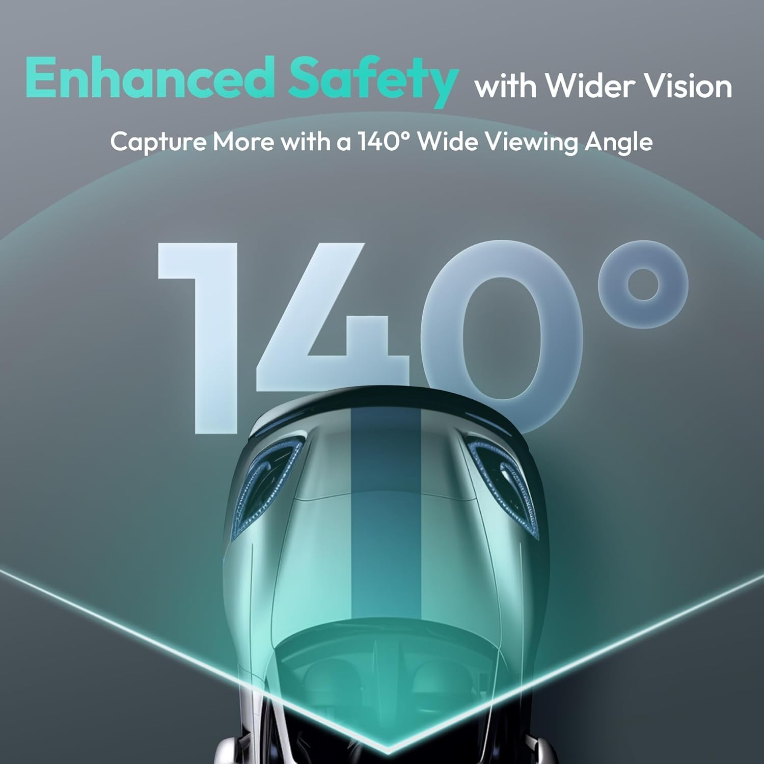 Botslab Dash Cam HK30 Pro, Sleek and Mini Design Dash Cam for Cars 3MP 1296p 2K Resolution, 140° Wide Viewing Angle, Emergency Recording Locked, WiFi, App Support, Parking monitoring, Easy DIY Setup