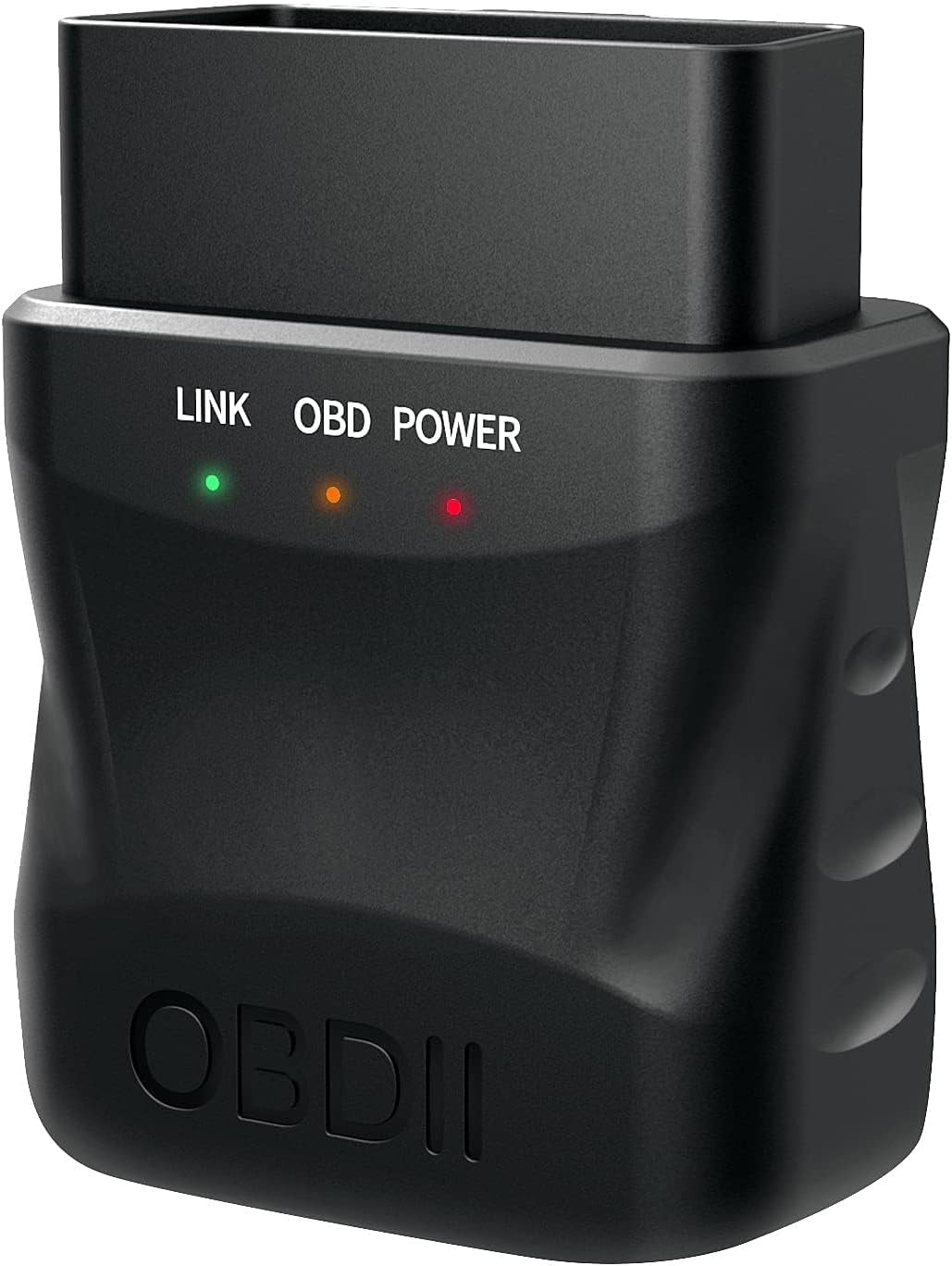 سكانر OBD2 بلوتوث لنظام iOS وآيفون وأندرويد، قارئ OBDII للسيارة لمسح رموز الخطأ، أداة سكانر للسيارة لتشخيص السيارات للسنة 1996 والسيارات الأحدث (19.7 سم)