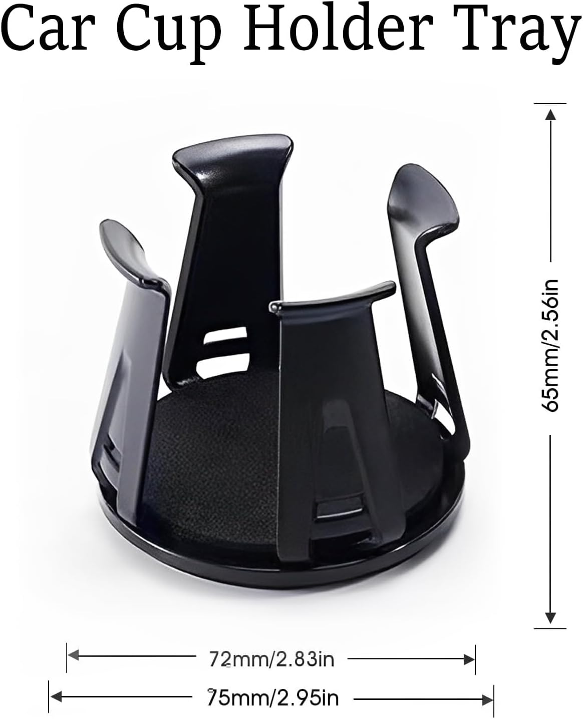 2 PCS Car Drink Holder, Air Vent Cup Holder for Cars Universal Adjustable Car Vehicle Cup Holder for Bottle, Thermos Cups, Beverage Cans,BLACK
