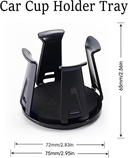 2 PCS Car Drink Holder, Air Vent Cup Holder for Cars Universal Adjustable Car Vehicle Cup Holder for Bottle, Thermos Cups, Beverage Cans,BLACK